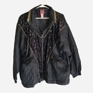 Unbranded Women's Black and Gold Jacket